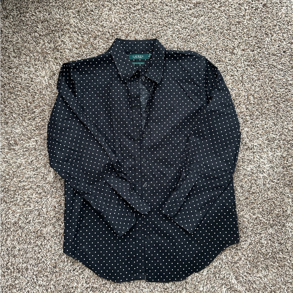 Lauren Ralph Lauren polka button down
